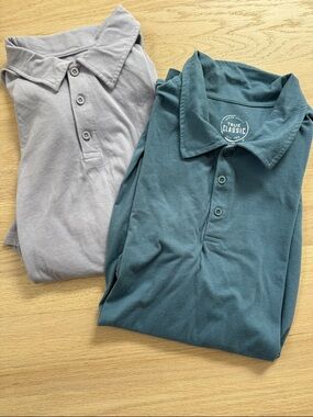 True Classic lavender polo& blue polo set